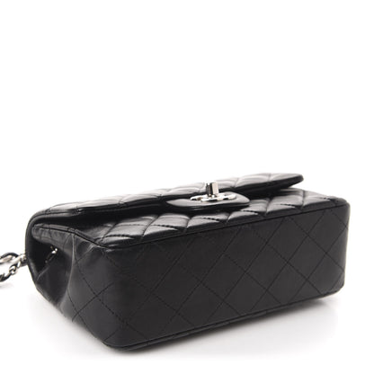 Chanel Lambskin Quilted Mini Rectangular Flap Black 4 of 11