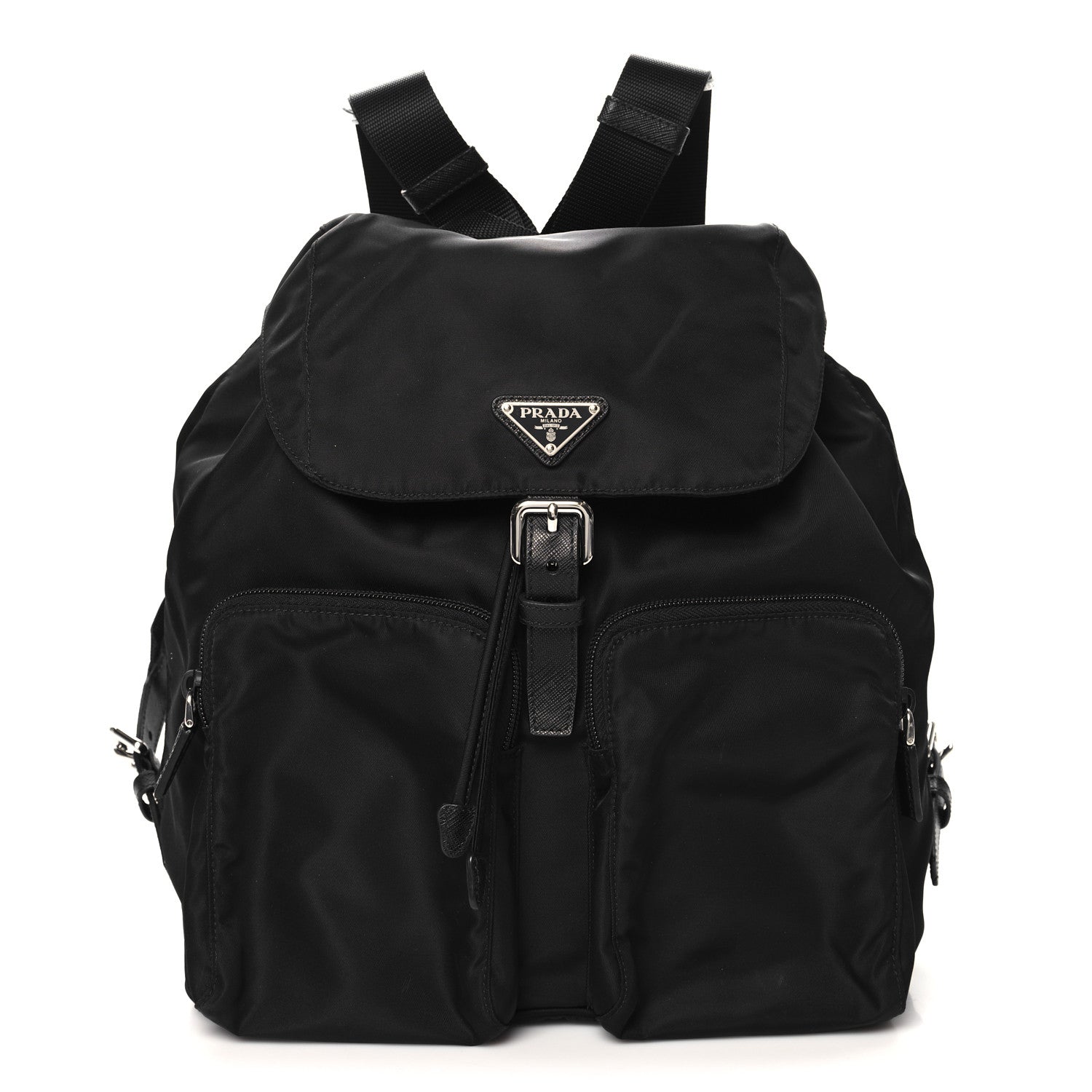 Prada Nylon Vela Large Backpack Black 1 of 9