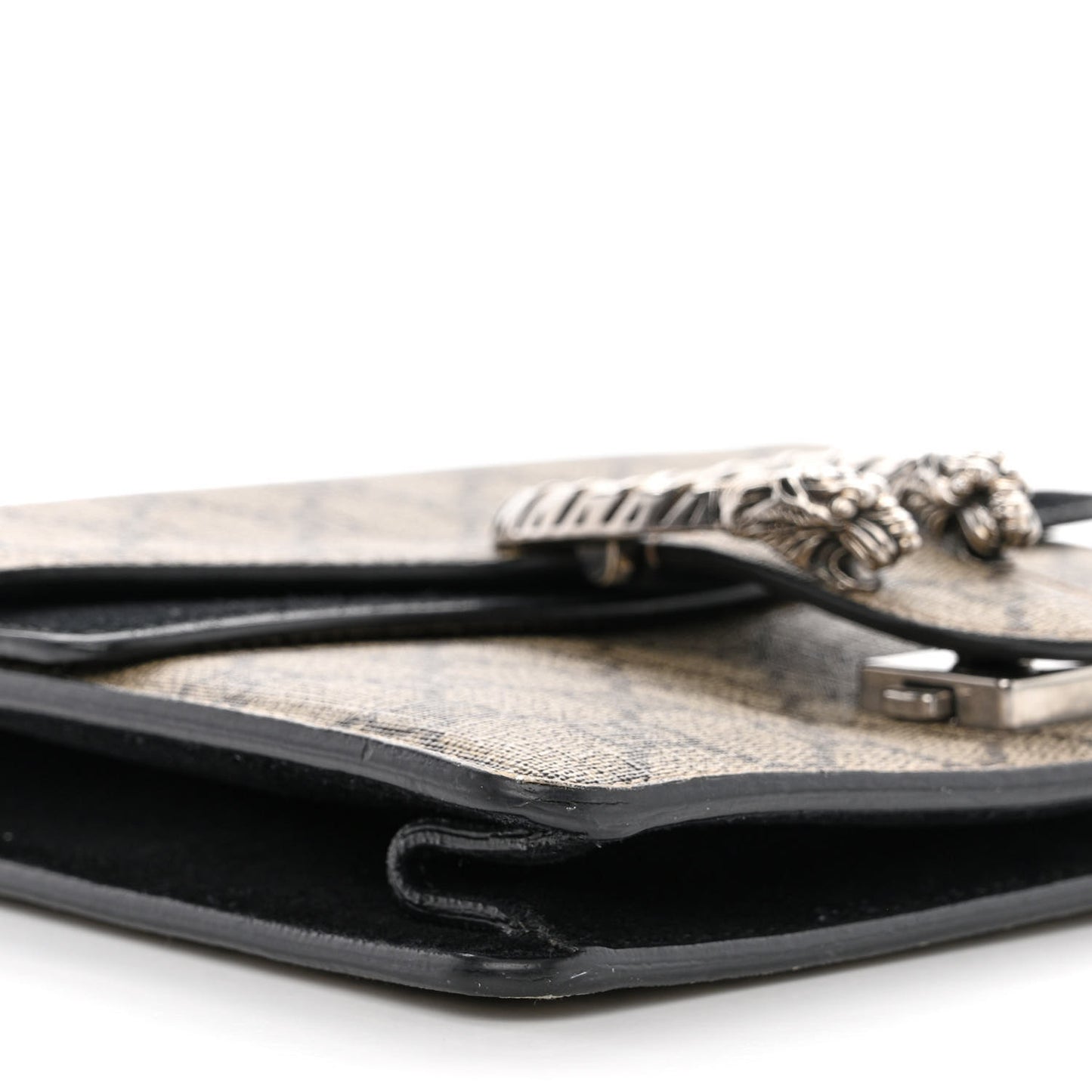 GG Supreme Monogram Mini Dionysus Shoulder Bag Black