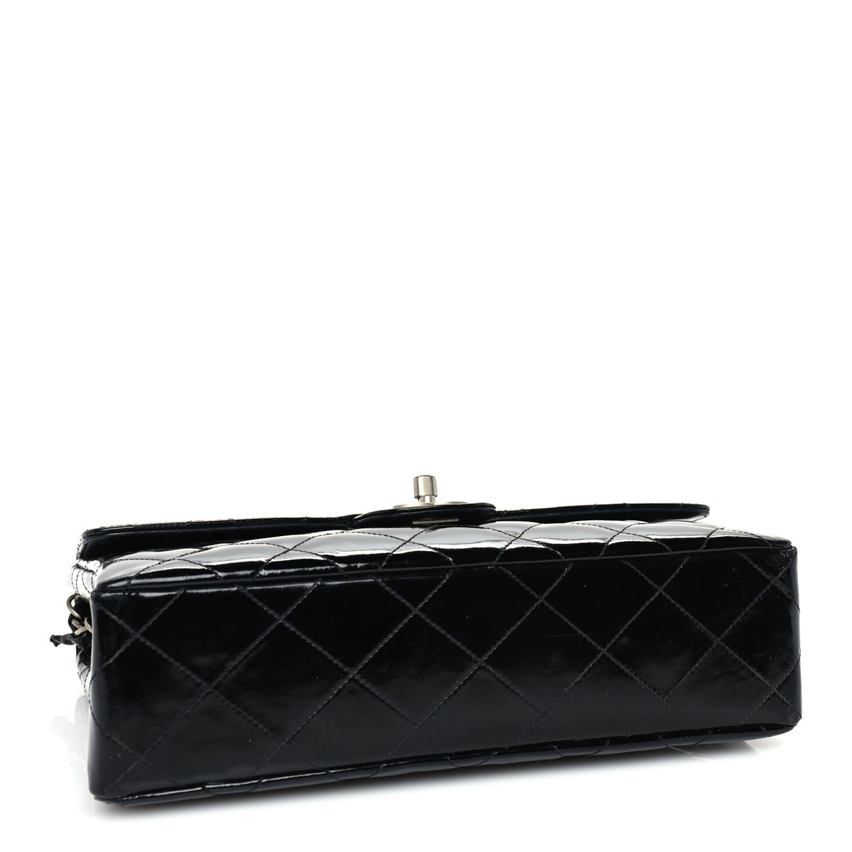 Chanel Patent Quilted Medium Single Flap Black 3 of 9