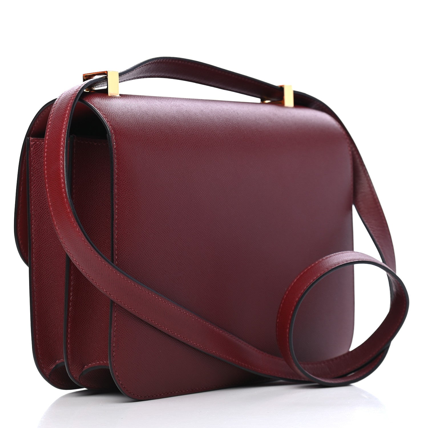 Hermes Grained Monsieur Constance 24 Rouge H 2 of 9