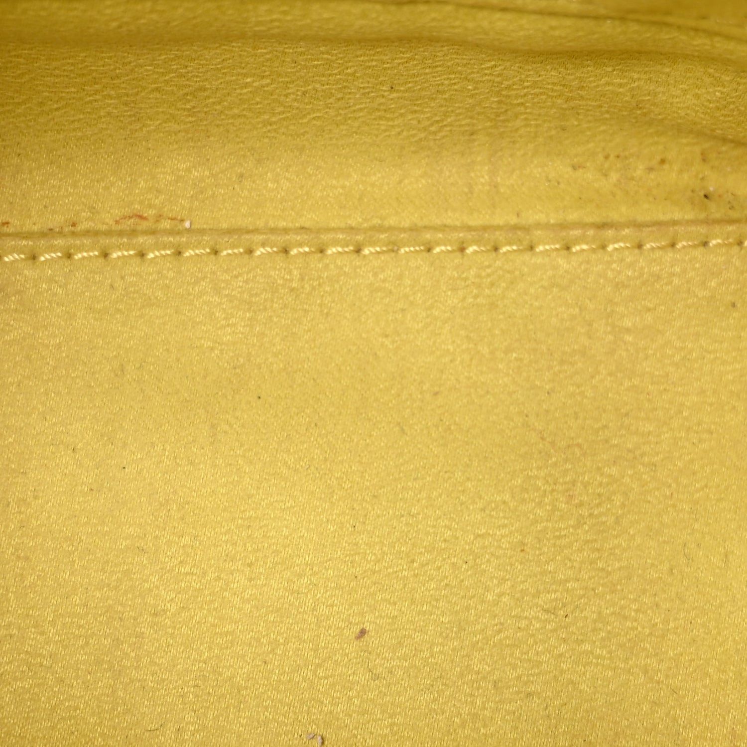 Celine Drummed Calfskin Nano Luggage  Citron 4 of 8