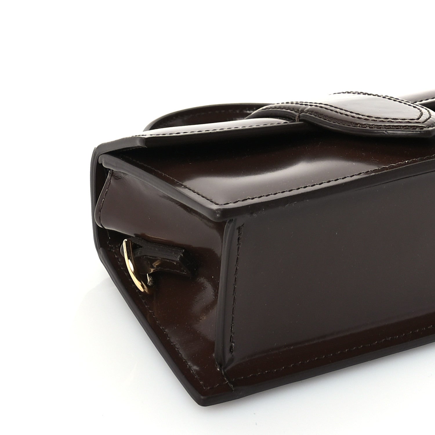 Jacquemus Glazed Calfskin Le Bambino Brown 7 of 8