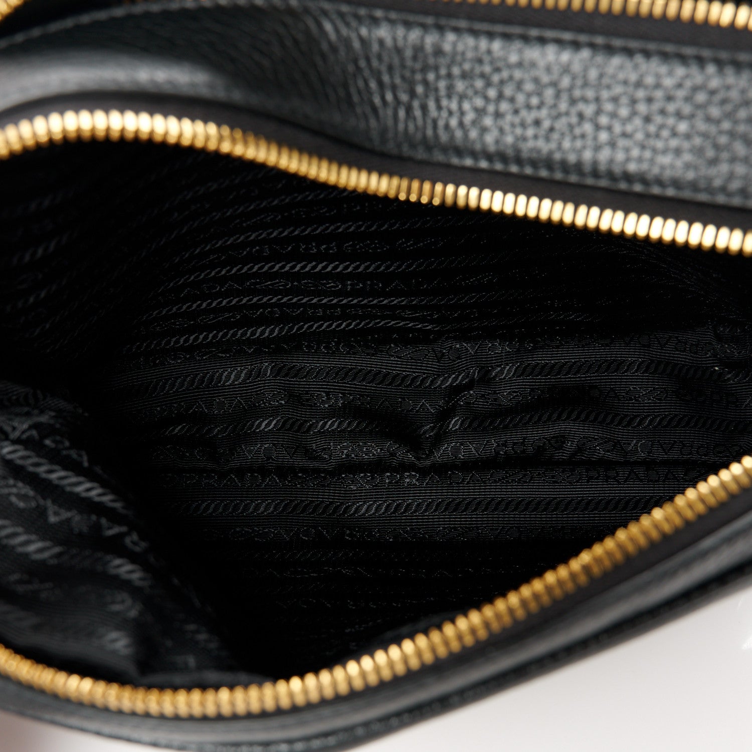 Prada Vitello Phenix Camera Bag Black 6 of 11