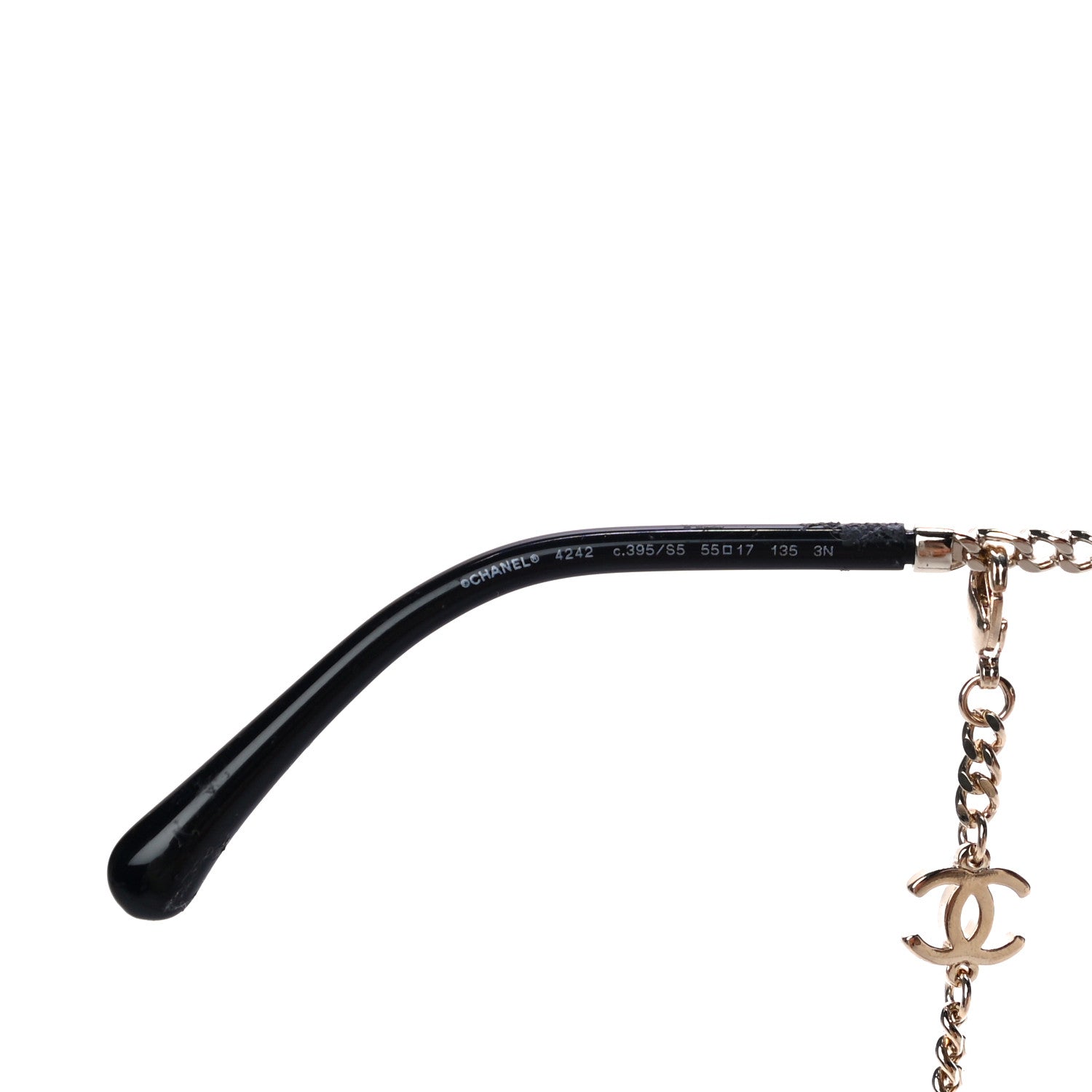 Chanel Chain Pantos Sunglasses 4242 Gold Brown 7 of 8