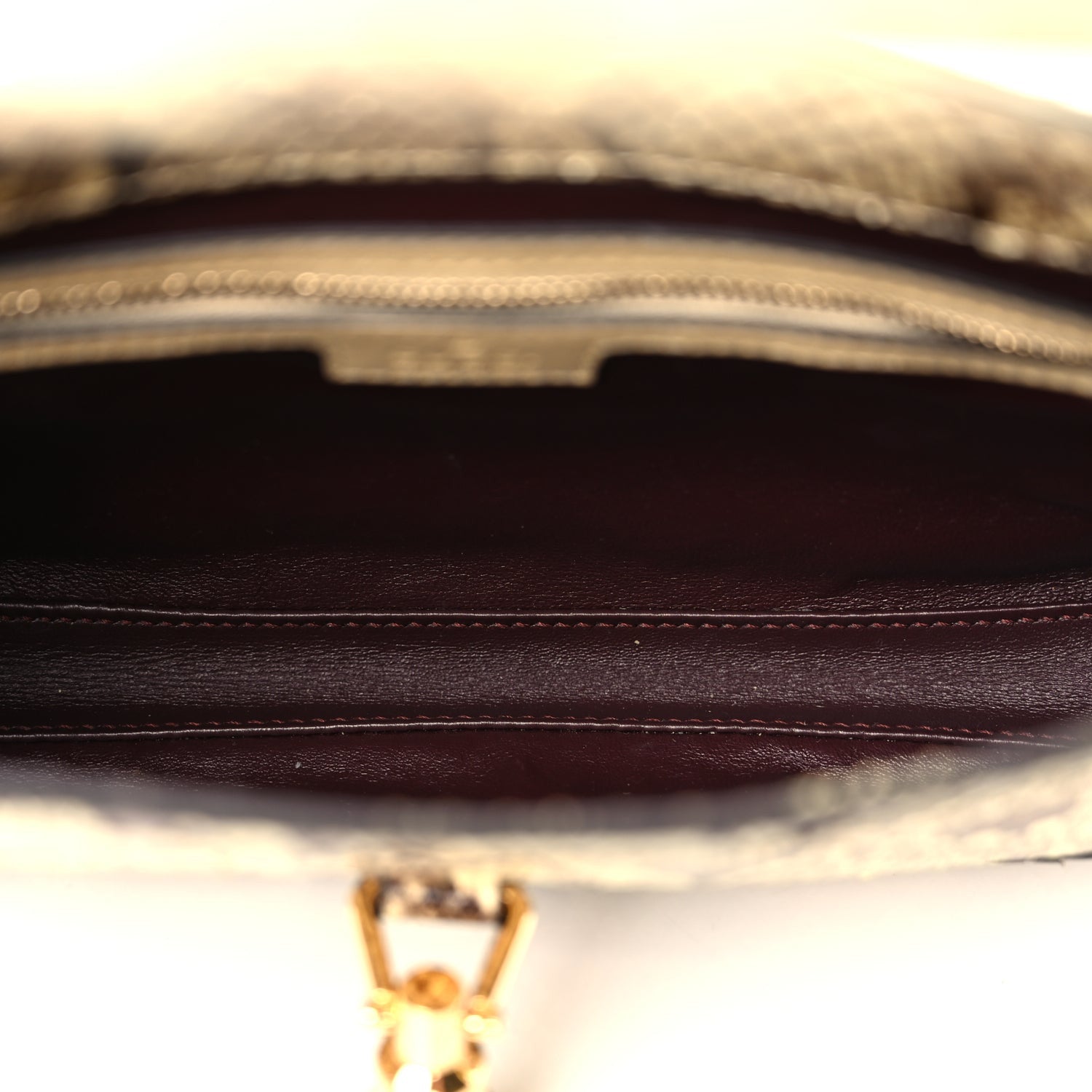 Gucci Snakeskin Small Jackie 1961 Hobo Beige 4 of 9
