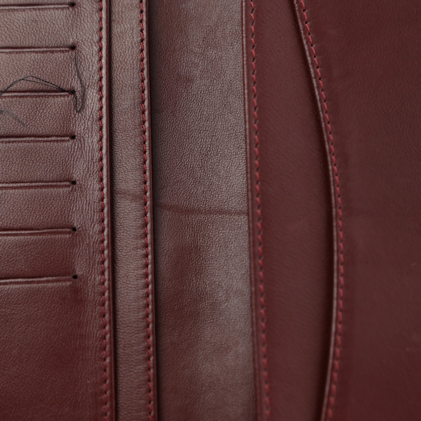 Lambskin Quilted Yen Wallet Black