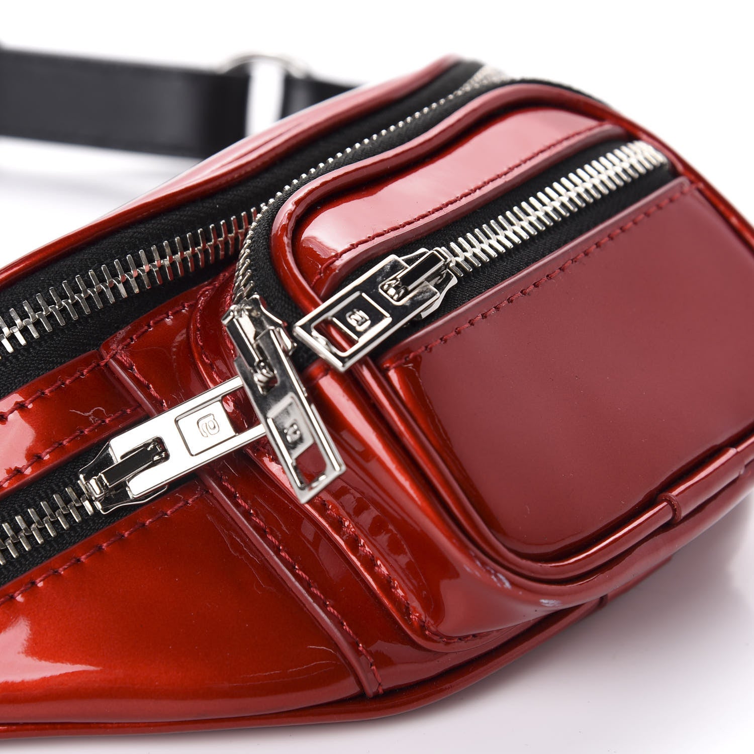 Alexander Wang Patent Attica Mini Belt Bag Red 6 of 10