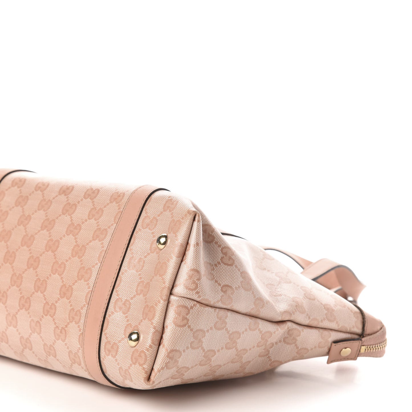 Crystal Monogram Medium Abbey Tote Blush