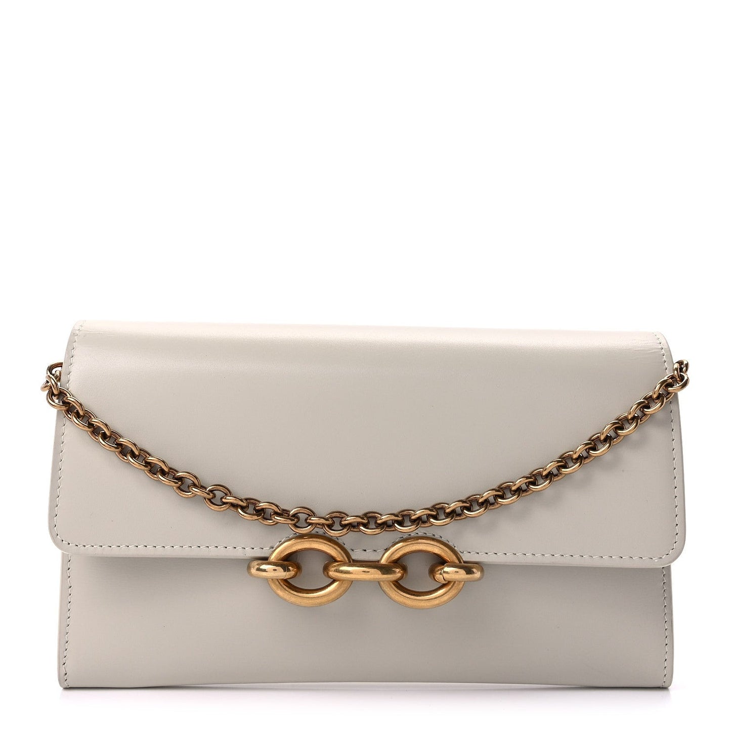 Smooth Calfskin Le Maillon Chain Wallet  Crema Soft