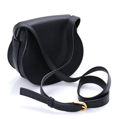Chloe Calfskin Mini Marcie Round Crossbody Bag  Black 2 of 7