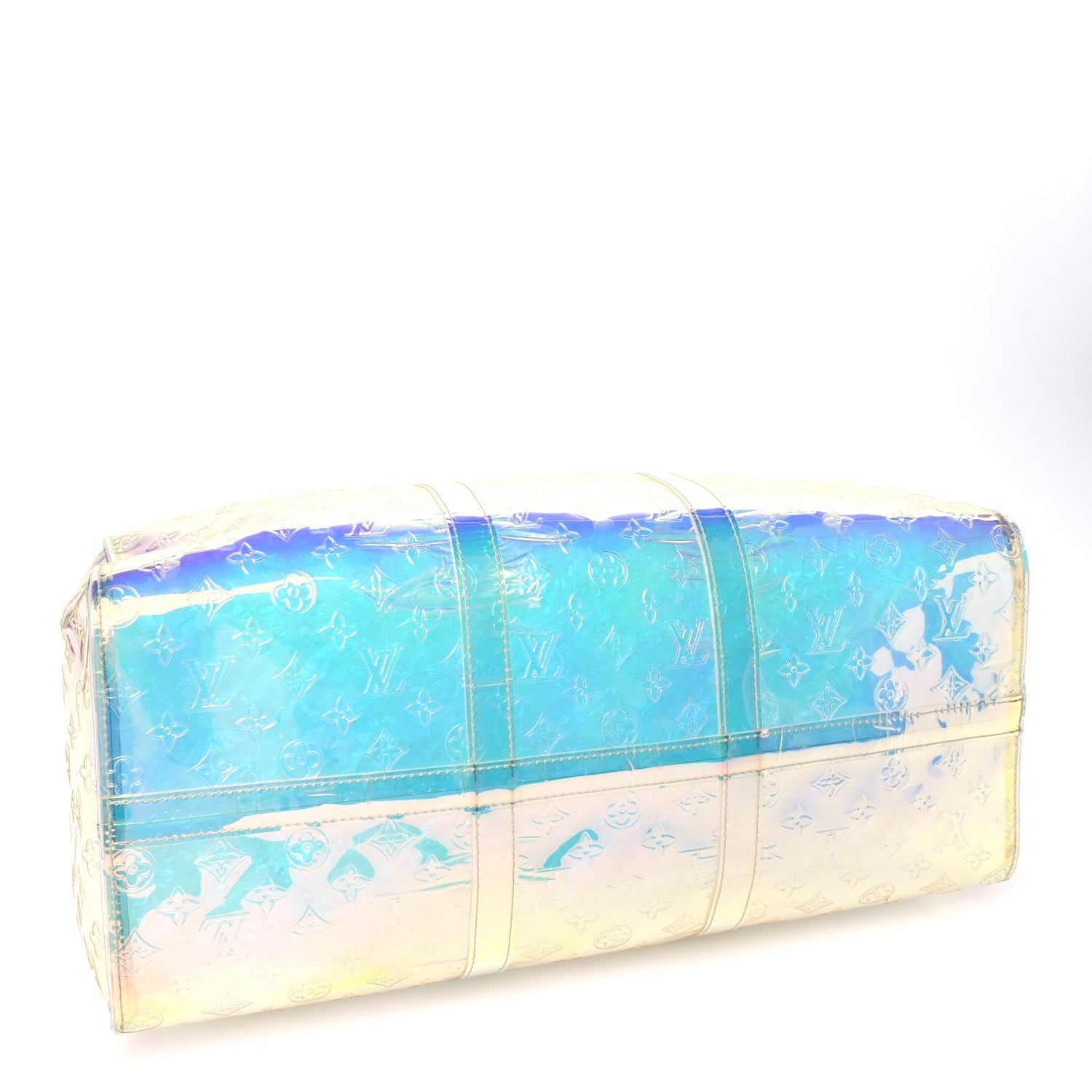 Louis Vuitton PVC Monogram Keepall Bandouliere 50 Iridescent Prism 3 of 8