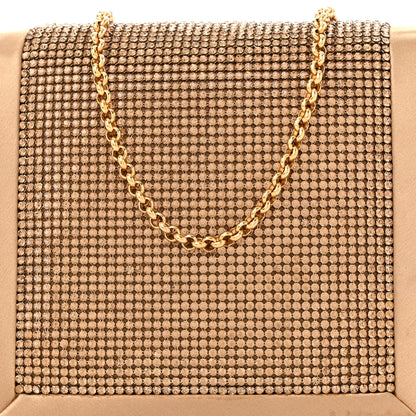Judith Leiber Crystal Satin Clutch Gold 8 of 11