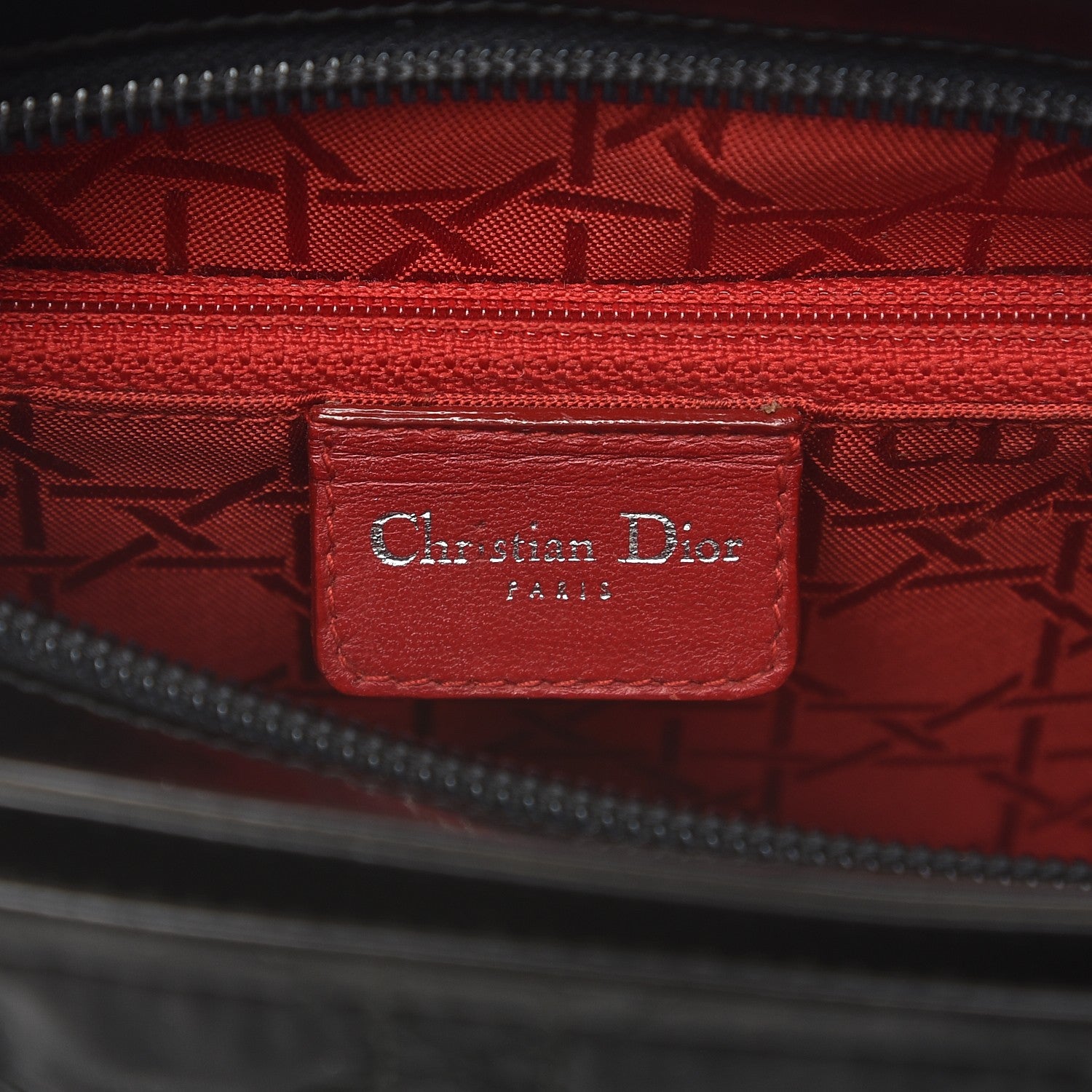 Christian Dior Nylon Cannage Dior Tote Black 6 of 9