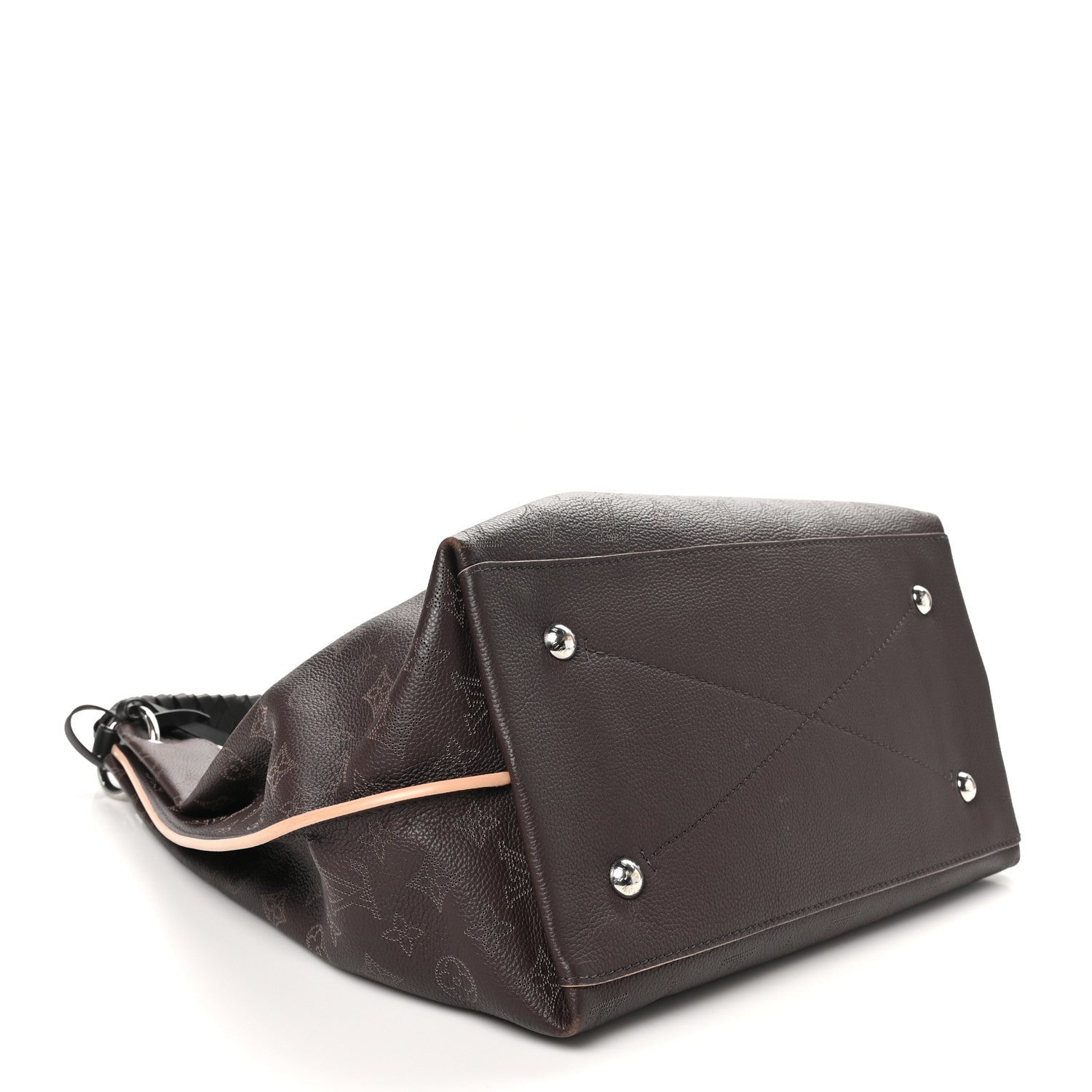 Louis Vuitton Mahina Carmel Hobo Chocolate 4 of 7