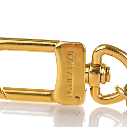 Louis Vuitton Metal Pochette Extender Key Ring Chain Gold 3 of 3