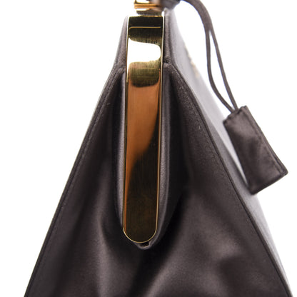 Prada Satin Framed Bag Fumo 14 of 15