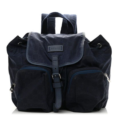 Gucci Nylon Monogram Medium Light Single Buckle Backpack Tide 2 of 25