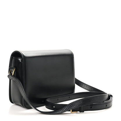 Celine Shiny Calfskin Teen Triomphe Black 3 of 7