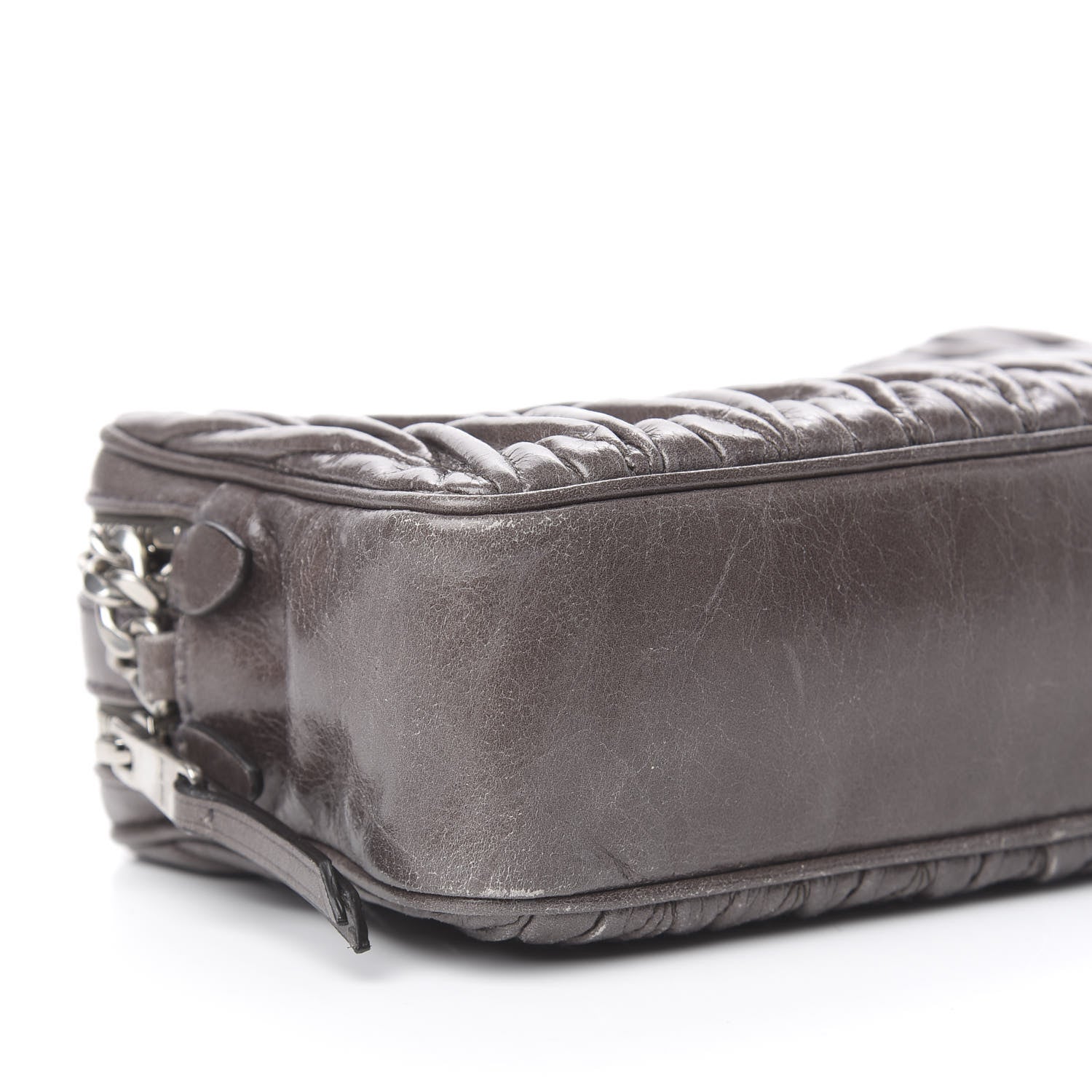 Miu Miu Matelasse Lux Camera Bag Fumo 9 of 14