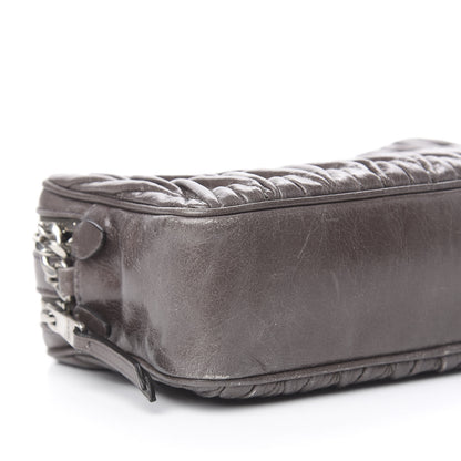 Miu Miu Matelasse Lux Camera Bag Fumo 9 of 14