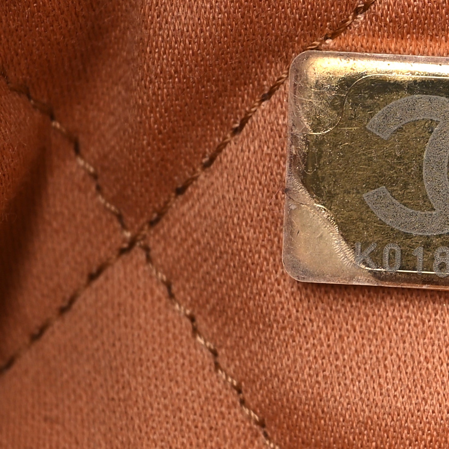 Shiny Calfskin Quilted Small Chanel 22 Camel