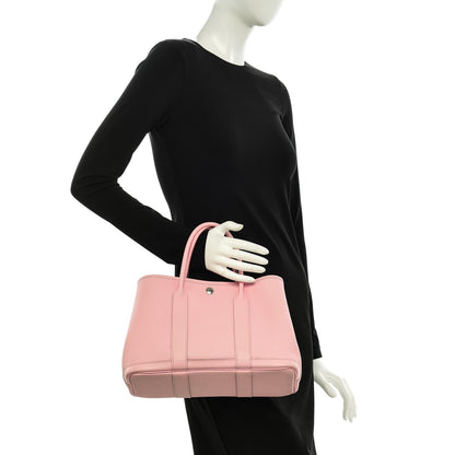 Hermes Vache Country Garden Party TPM 30 Rose Sakura 8 of 12