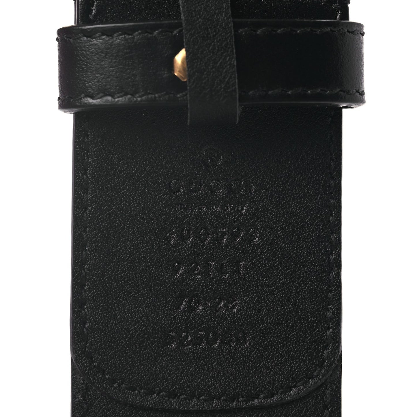 GG Supreme Monogram Matte Plutone Calfskin Double G 40mm Belt 70 28 Beige Ebony Black