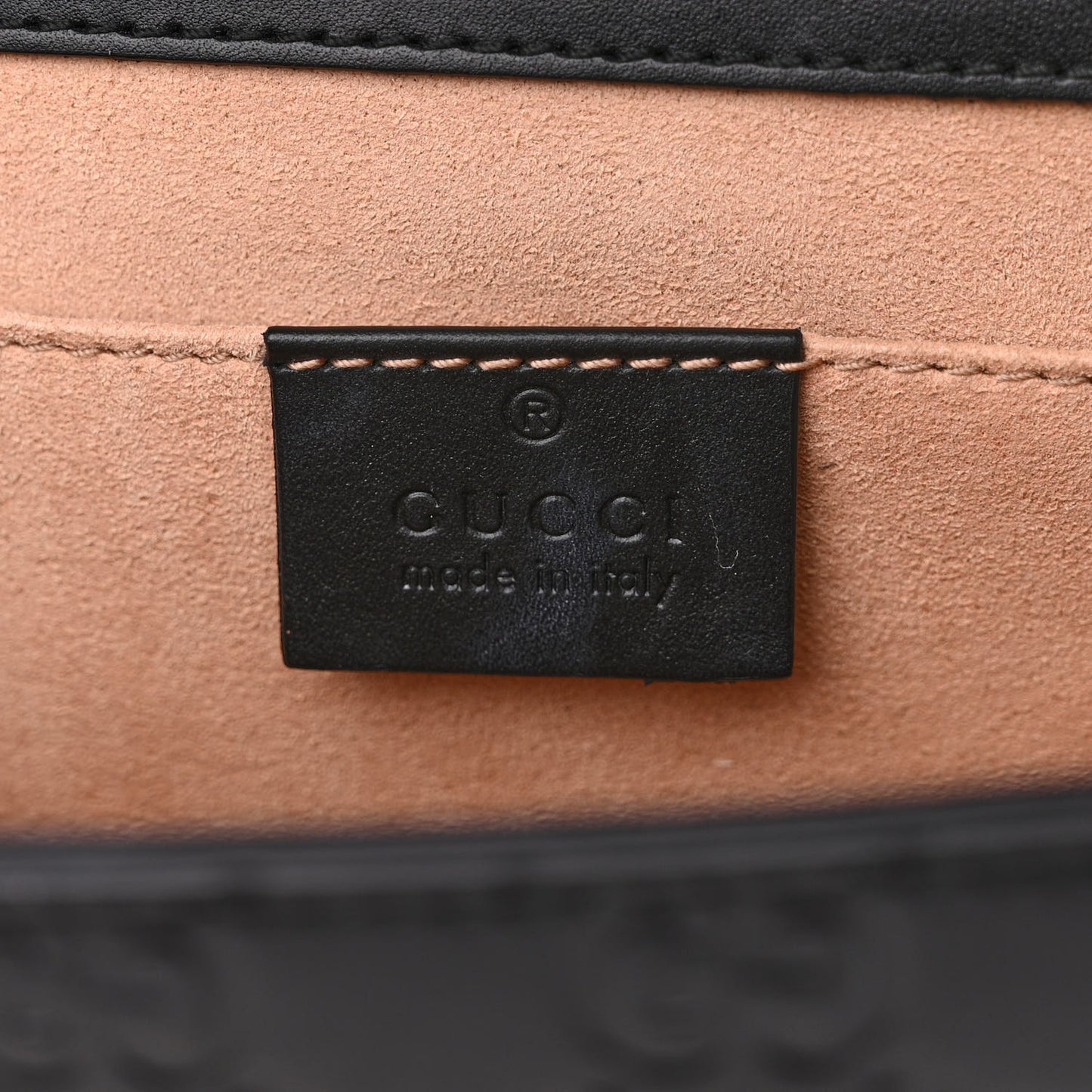 Guccissima Small Padlock Shoulder Bag Black