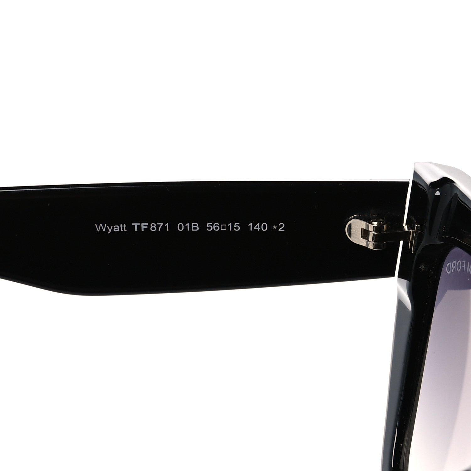 Tom Ford Acetate Wyatt Sunglasses TF871 Black 5 of 8