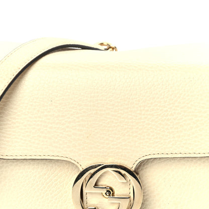 Gucci Dollar Calfskin Interlocking G Crossbody Bag Mystic White 6 of 8
