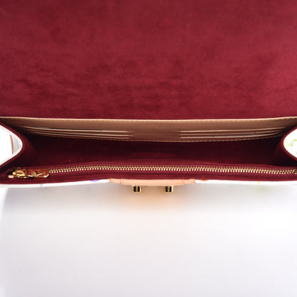 Louis Vuitton Monogram Multicolor Courtney Clutch White 8 of 9