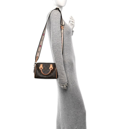 Louis Vuitton Monogram Speedy Bandouliere 20 Black 2 of 7