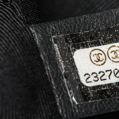 Chanel Lambskin Quilted Large Drawstring Shoulder Bag Black 7 of 7