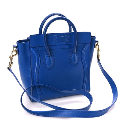 Celine Smooth Calfskin Nano Luggage Royal Blue 2 of 8