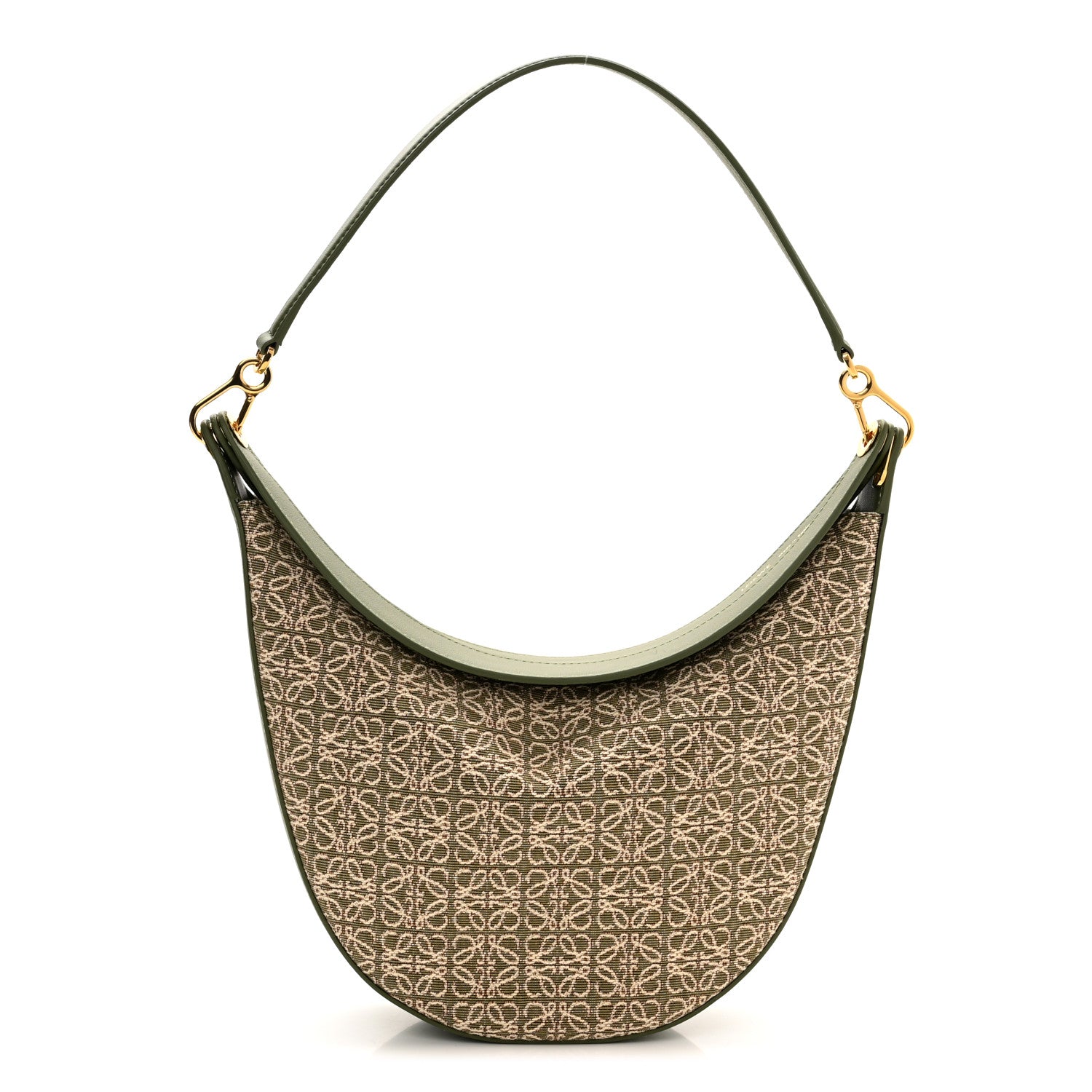 Loewe Jacquard Anagram Calfskin Luna Bag Avocado 1 of 10