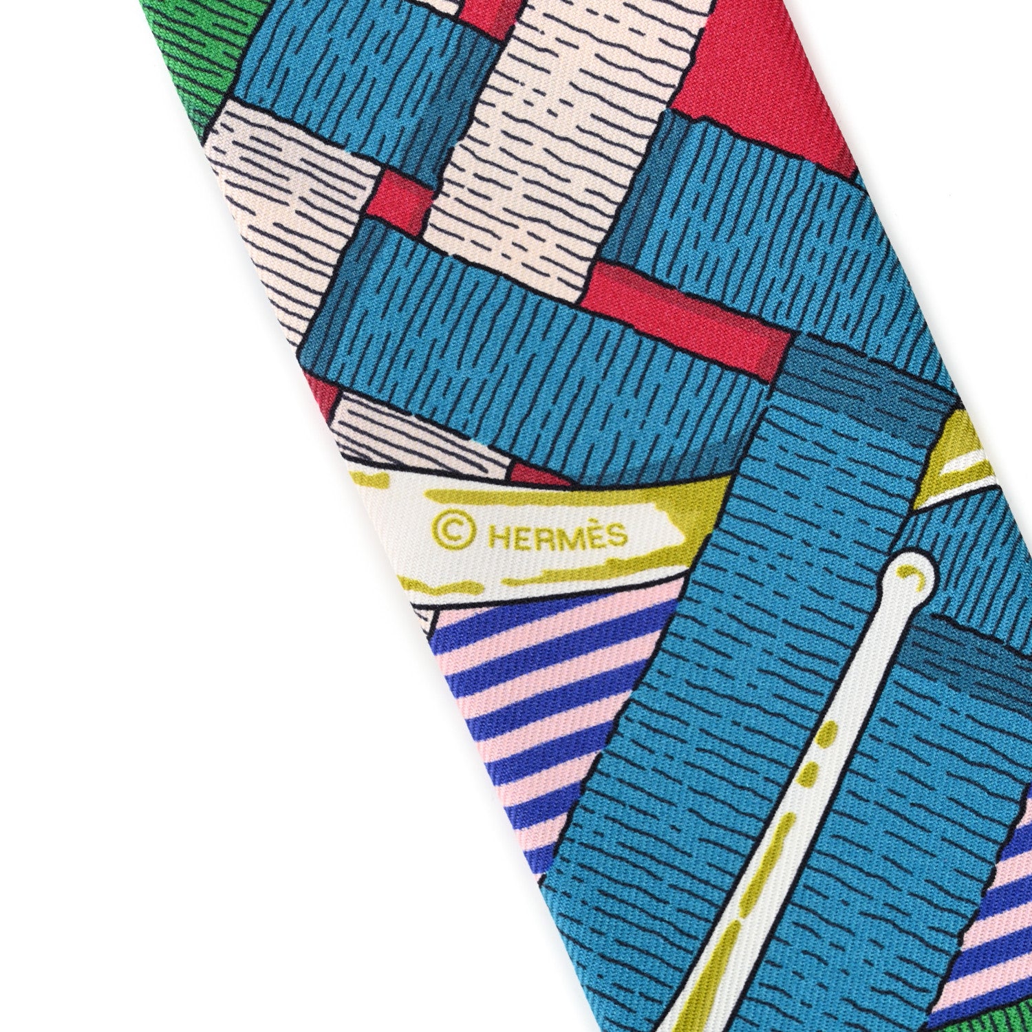 Hermes Silk Mors a Jouets Chemise Twilly 4 of 5