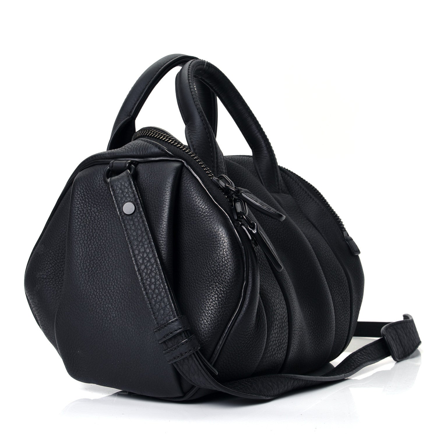 Alexander Wang Pebbled Lambskin Rockie Black Matte Black Hardware 2 of 4