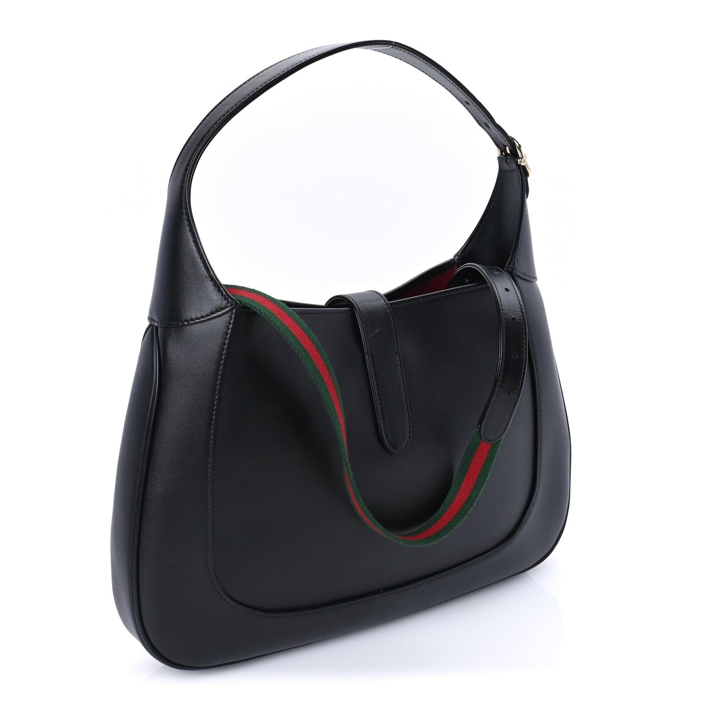 Boarded Dyana Lux Calfskin Medium Jackie 1961 Hobo  Black