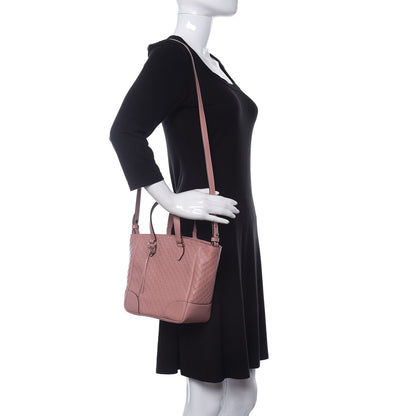 Gucci Microguccissima Small Bree Tote Soft Pink 2 of 10