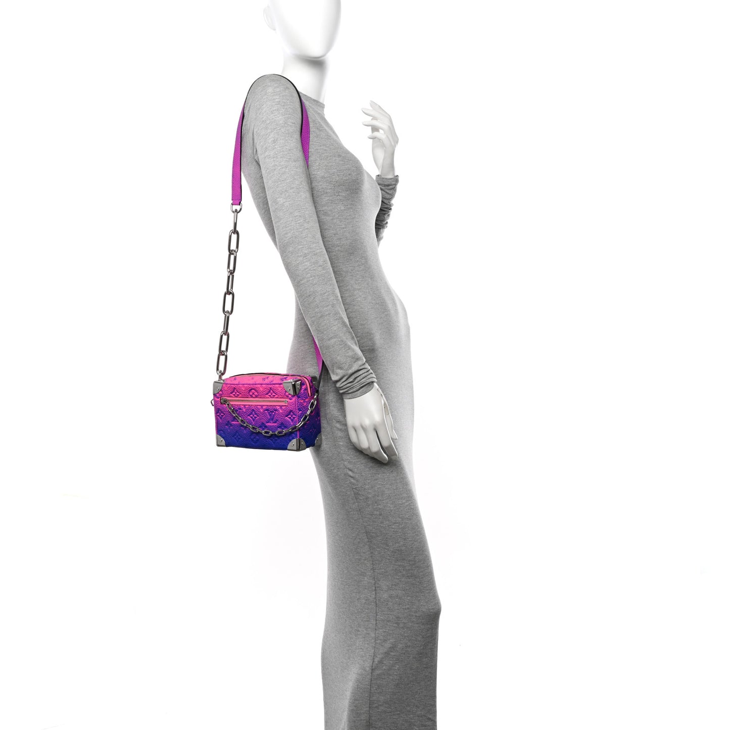 Taurillon Illusion Mini Soft Trunk Bleu Rose