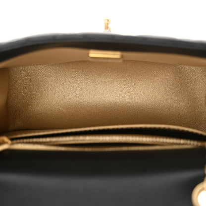 Chanel Lambskin Quilted Mini Pearl Crush Flap Black 5 of 11