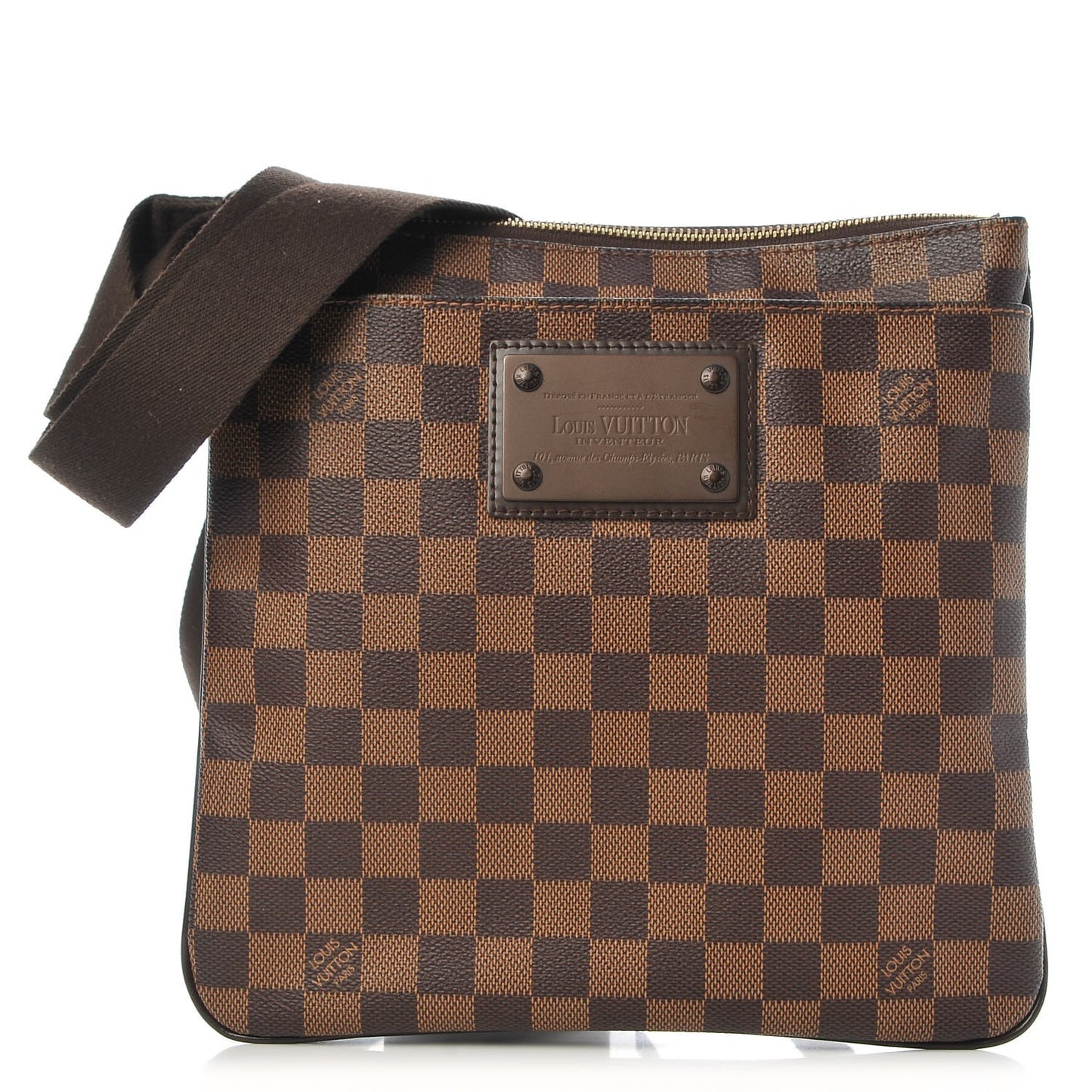 Damier Ebene Brooklyn Flat Pochette