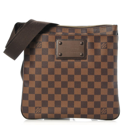 Louis Vuitton Damier Ebene Brooklyn Flat Pochette 1 of 6