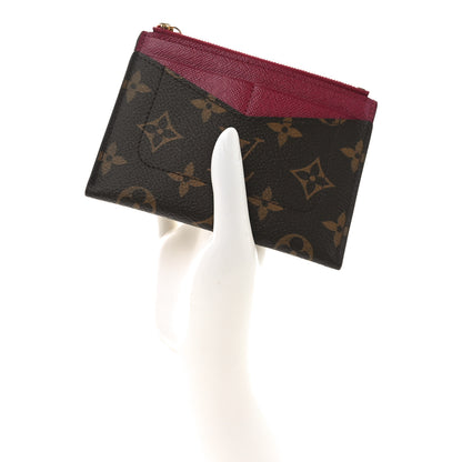 Louis Vuitton Monogram Zipped Card Holder Fuchsia 2 of 6