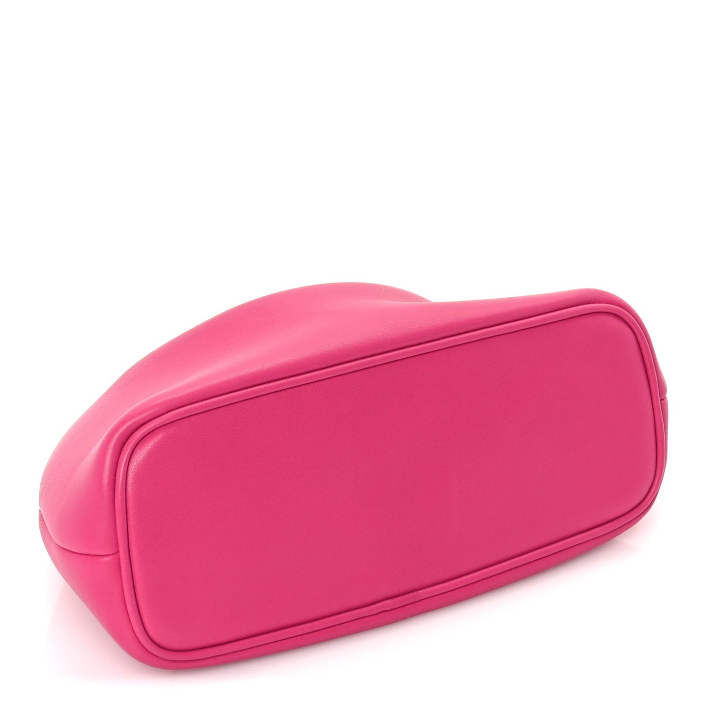 Calfskin Le Petit Calino Ring Top Handle Bag Dark Pink