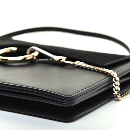 Chloe Suede Calfskin Medium Faye Shoulder Bag Black 7 of 10