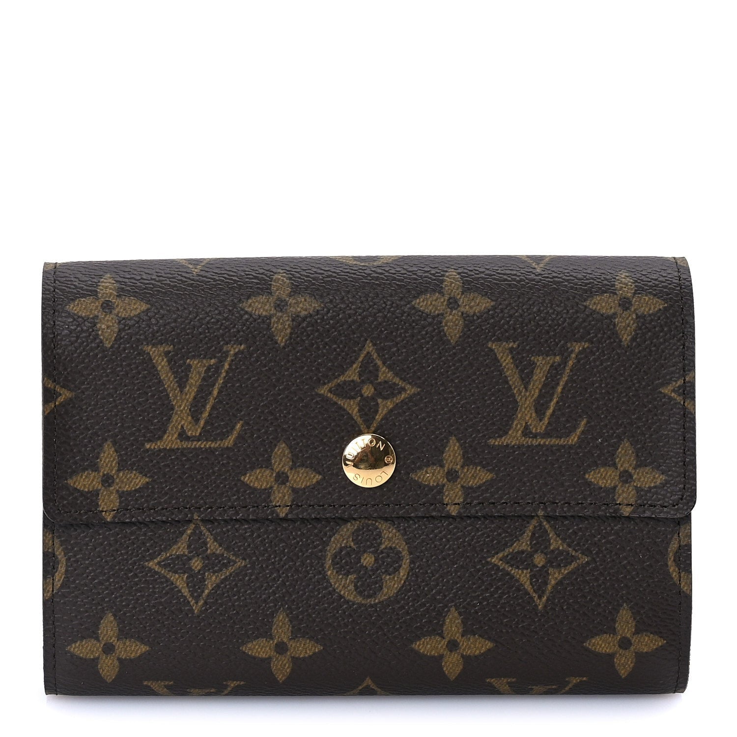 Louis Vuitton Monogram Porte-Monnaie Tresor Wallet 1 of 7