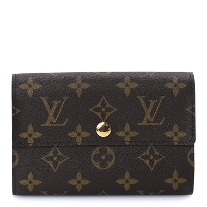 Louis Vuitton Monogram Porte-Monnaie Tresor Wallet 1 of 7