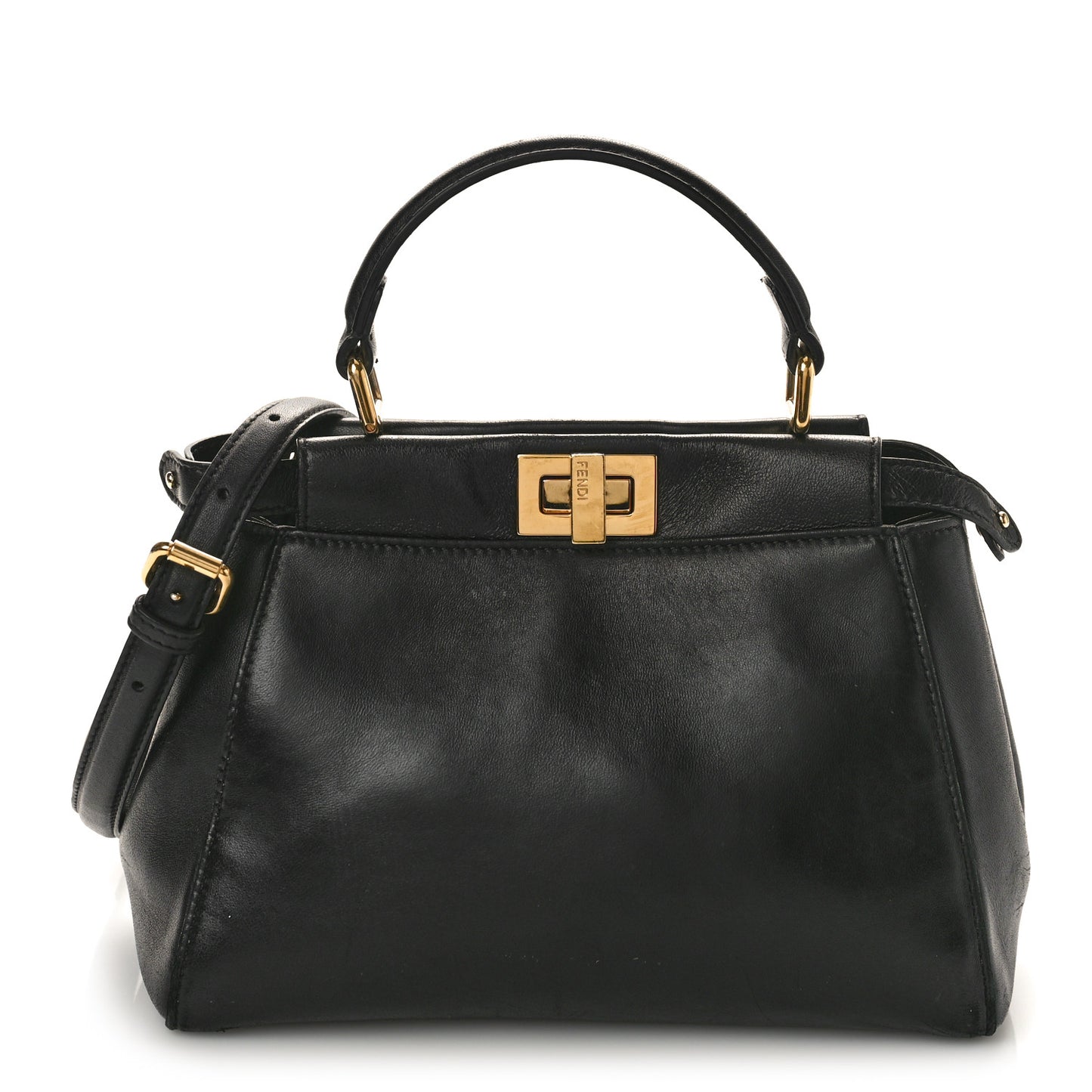 Nappa Mini Peekaboo Iconic Satchel Black